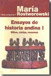 Ensayos de historia andina. T.I. 9789972511387