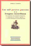 Las mil peores poesías de la lengua castellana