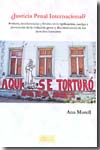 ¿Justicia penal internacional?