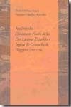 Análisis del diccionario nuevo de las dos lenguas española é inglesa de Connelly & Higgins (1797-1798). 9788497472210