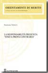 La responsabilita presunta "fino a prova contraria". 9788814139062