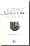 Filosofía y solidaridad. 9789568421106