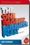 The one page business plan