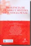 Violencia de género y sistema de justicia penal