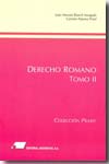 Derecho romano. Tomo II. 9788479912574