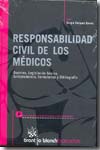 Responsabilidad civil de los médicos. 9788498765748