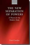 The New separation of powers