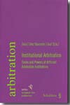 Institutional arbitration