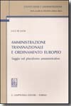 Amministrazione transnazionale e ordinamento europeo