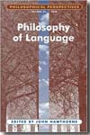 Philosophy of language