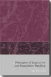 Principles of legislative and regulatory drafting. 9781841137728