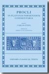 Procli in platonis parmenidem commentaria. 9780199291823