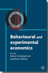Behavioural and experimental economics