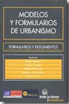 Modelos y formularios de urbanismo. 9788498763676