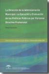 Dirección de la administración municipal. 9788483334492
