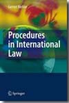 Procedures in international Law. 9783540744979