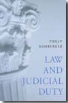 Law and judicial duty