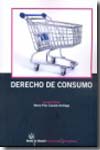 Derecho de consumo. 9788498762099