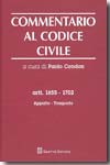Commentario al Codice Civile. Artt. 1655-1702. 9788814147289