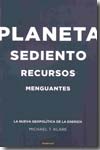 Planeta sediento, recursos menguantes