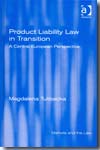 Product liability Law in transition