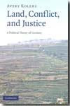 Land, conflict, and justice. 9780521516778