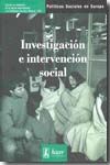 Investigación e intervención social. 9788496913196
