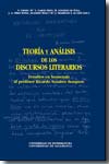 Teoría y análisis de los discursos literarios. 9788478002863