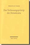 Das verfassungsprinzip der demokratie. 9783161495830