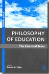 Philosophy of education. 9780415994408