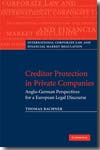Creditor protection in private companies