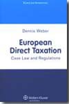 European direct taxation