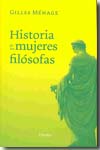 Historia de las mujeres filósofas. 9788425425813
