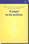 El papel de los archivos. 9788497044288