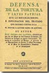 Defensa de la tortura y leyes patrias que la establecieron. 100844998