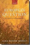 Europe in question. 9780199549948