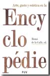 Arte, gusto y estética en la Encyclopédie