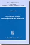 La giurisdizione volontaria nel Diritto processuale civile internazionale. 9788834885420