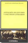Antología de estudios y discursos literarios. 9788437625720