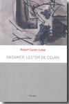 Gadamer, lector de Celan. 9788425426049