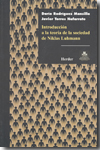 Introducción a la teoria de la sociedad de Niklas Luhmann. 9789685807296