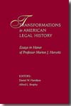 Transformation in american legal history