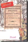 Constitución política de la monarquía española. 9788498623413