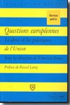 Questions européennes. 9782130559313