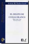 El delito de cuello blanco