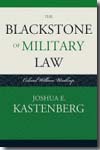 The Blackstone of military Law