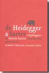De Heidegger a Sartre. 9788496775510