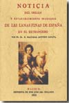 Noticia del origen y establecimiento increíble de las lanas finas de España en el extrangero. 9788497616072