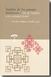 Análisis de los paisajes históricos. De al-Andalus a la sociedad feudal