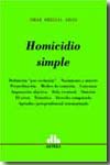 Homicidio simple. 9789505088195